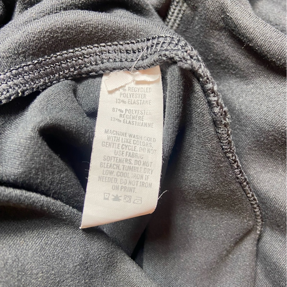 OFFLINE Aerie The Hugger High Waisted Cinch Cuff Pants Grey Leggings Large L - Picture 11 of 12